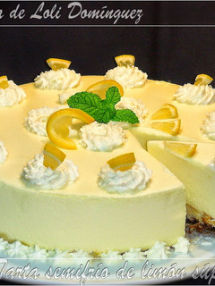 Foto principal de Tarta semifrío de limón súper fácil