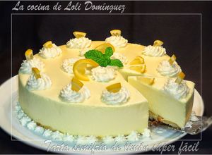 Foto principal de Tarta semifrío de limón súper fácil