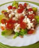 Ensalada con toque de hierbas provenzales