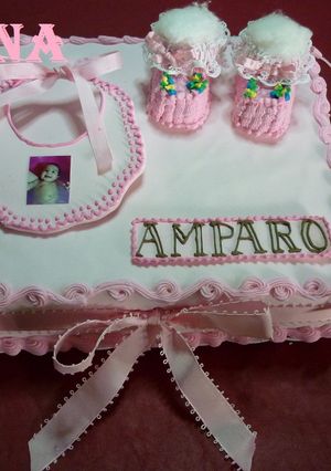 Una foto de Torta bautismo Amparo