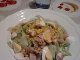 Ensalada atún y boca de mar