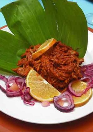 A picture of Yucatecan-Style Cochinita Pibil.