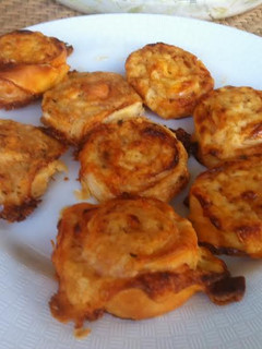 Una foto de Rollitos de pizza de hojaldre