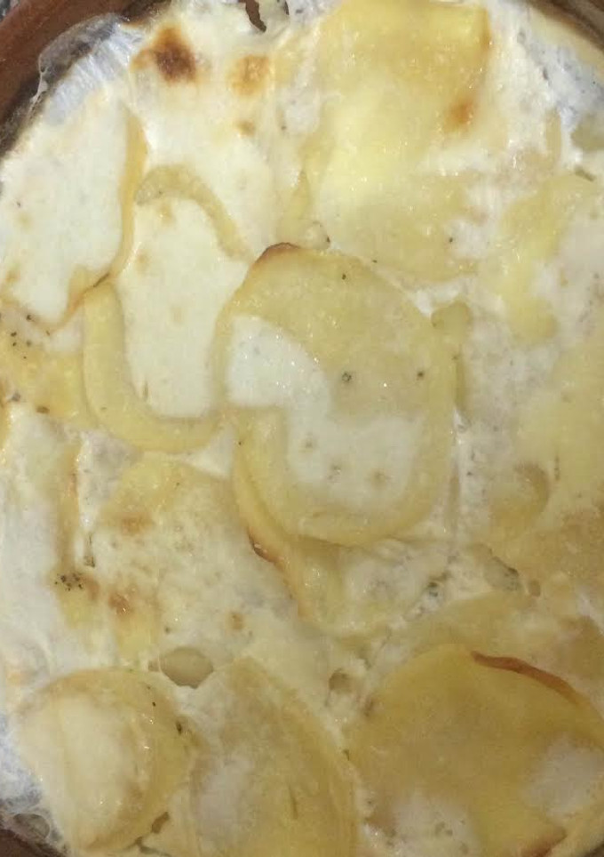 Una foto de Papas a la crema al estilo Francés