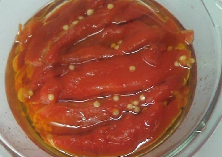 Pimientos rojos asados en microondas (Penchi) Receta de penchi ...