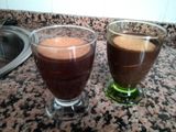 Copas de chocolate con galletas