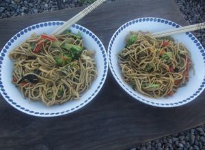 Una foto de Salsa para noodles