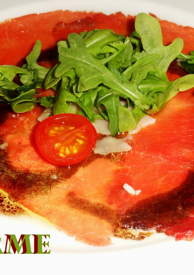 Una foto de Carpaccio de ternera