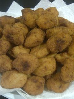 Una foto de Croquetas dulces de sémola de arroz