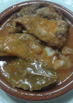 Una foto de Conejo sofrito en escabeche lorquino