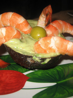 Una foto de Aguacate con cangrejo