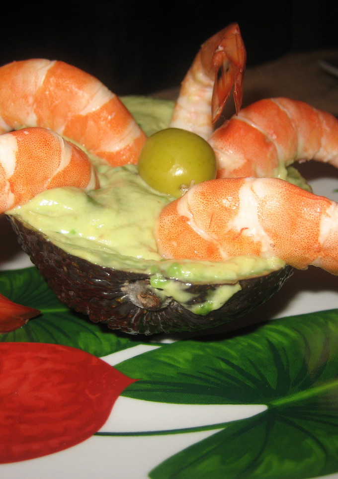 Una foto de Aguacate con cangrejo