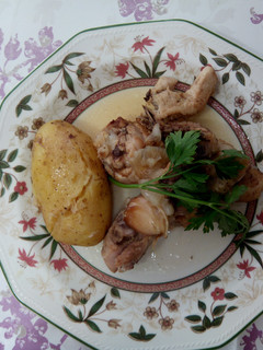 Una foto de Pollo asado en olla rápida