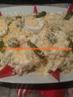 Una foto de Ensalada de patata con mayonesa a la mostaza