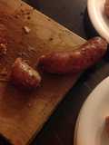 Choripán con chimichurri