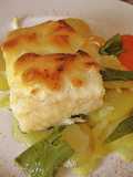 Lomos de bacalao con alioli gratinado