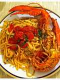 Linguine con langosta