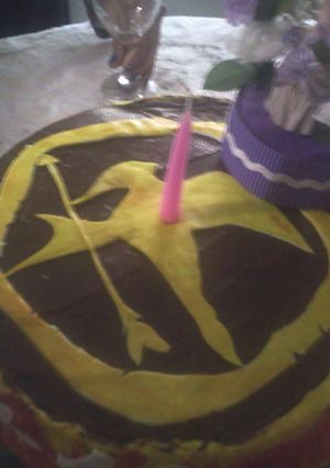 Una foto de Torta de Los juegos del hambre