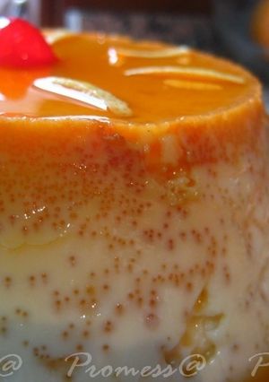 Una foto de Flan de Huevo en olla a presión