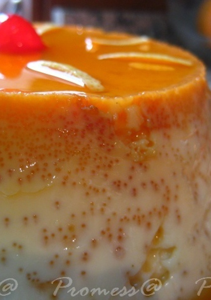 Una foto de Flan de Huevo en olla a presión