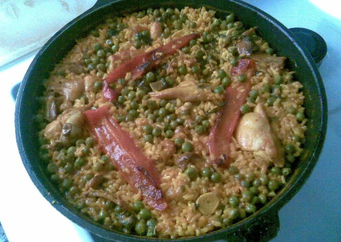 Arroz Con Conejo Y Guisantes Murciano Receta De Penchi Briones Garcia Cookpad 7670