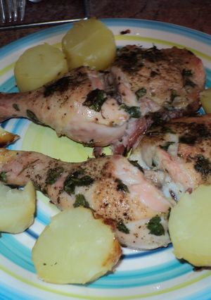 Una foto de Presitas de pollo adobadas al horno