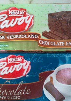 Una foto de Pastel marmolado