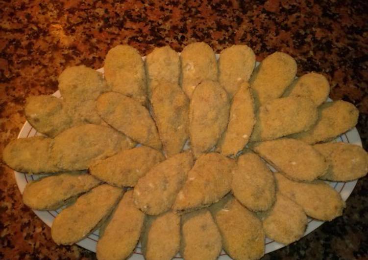 Mejillones rellenos de bechamel