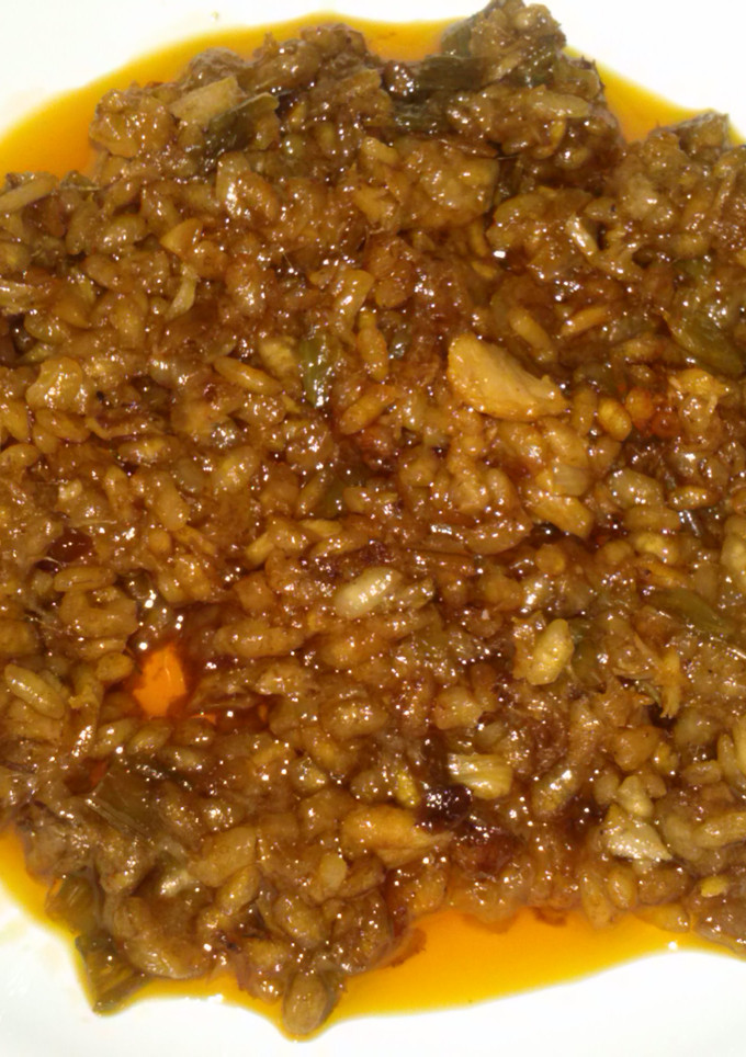Una foto de Risotto con bonito