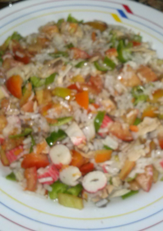 Una foto de Pipirrana de arroz