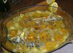 Una foto de Asado de mujol del Mar Menor, Murcia