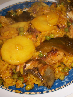 Una foto de Arroz pava con coliflor y verduras