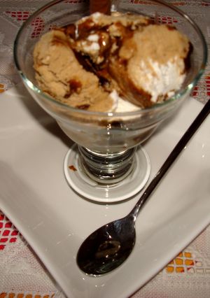 Una foto de Helado de moka francés