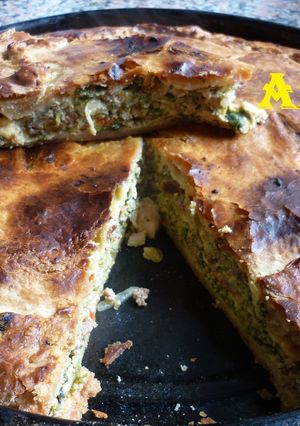 Una foto de Tarta casera con rellenos varios