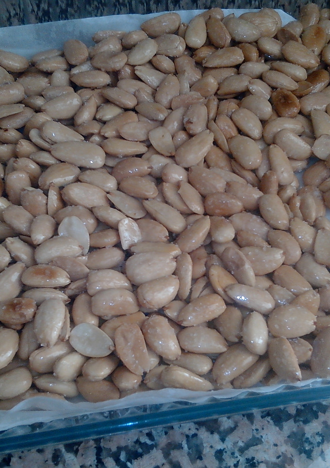Una foto de Almendras fritas con sal caseras