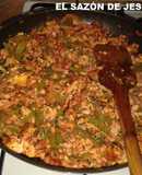 Huevo con longaniza estilo mexicano
