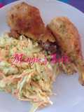 Pollo frito al horno