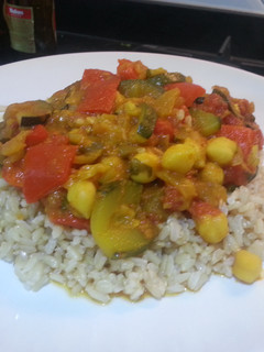 Una foto de Curry vegano