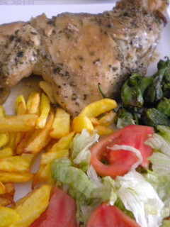 Una foto de Pollo rápido con curry