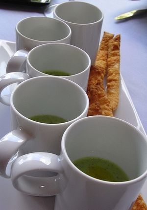 Una foto de Crema de Guisantes con Espárragos