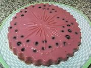 Una foto de postre light de gelatina yogurt