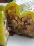 Pimientos italianos rellenos de tabbouleh