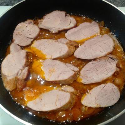 Receta de solomillo de cerdo en salsa de roquefort