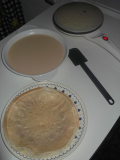 Una foto de Filloas de huevo