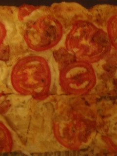 Una foto de Hojaldre con Tomate y Bacon