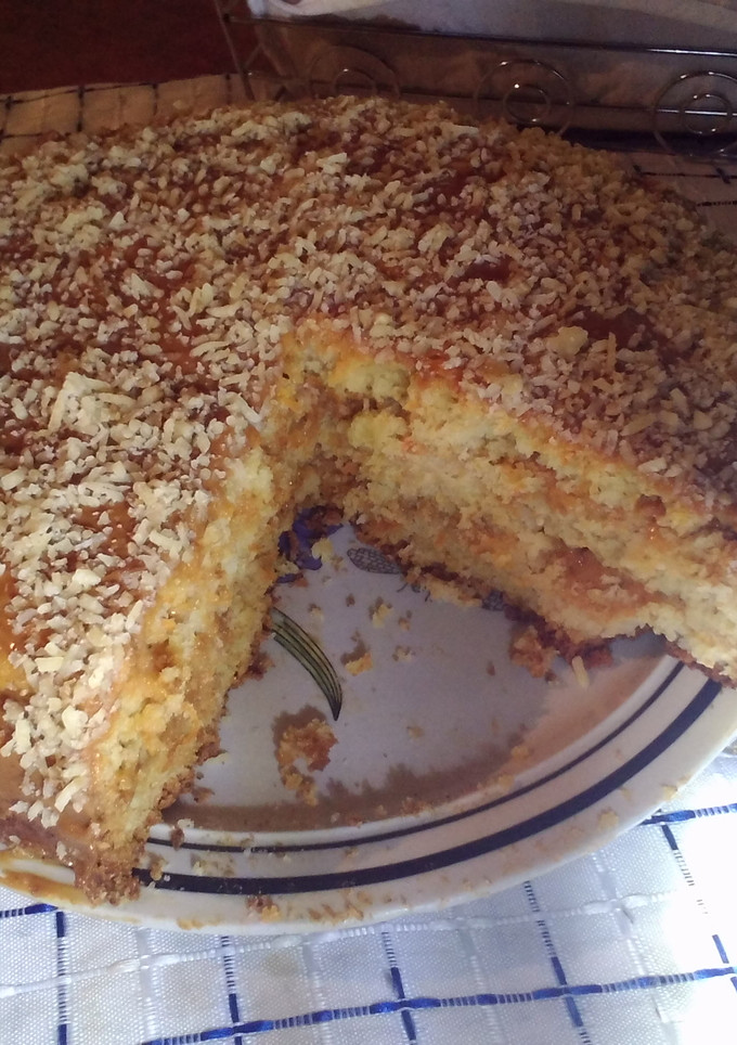 Una foto de Pastel de Zanahoria y Manjar