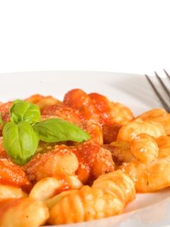 Una foto de Ñoquis a la bella napolitana