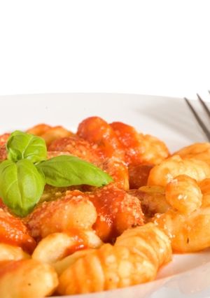 Una foto de Ñoquis a la bella napolitana