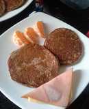 Pancakes de avena, canela y linaza(o si deseas cambia linaza por banano/cambur)