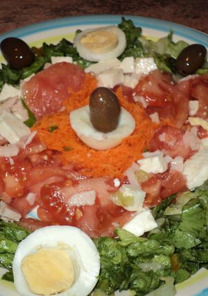 Una foto de Ensalada alegre